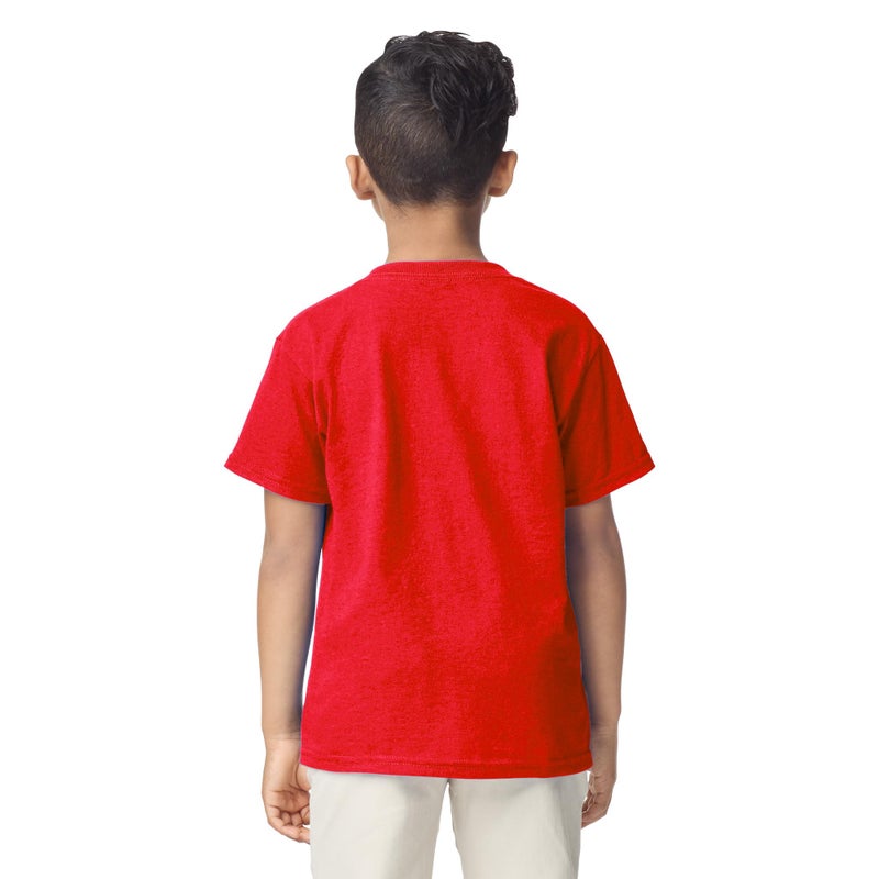 Gildan Youth DryBlend T-Shirt, Style G8000B, 2-Pack, Red, Medium - Image 3